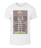 Caricature and quote of humorist Mark Twain - Good Books