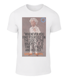 Insight and humour on this beautiful t-shirt. Mark Twain - Majority