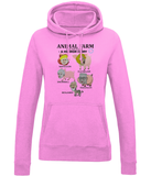Girlie College Hoodie - Animal Farm (the new breed)