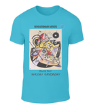 Abstract art at it's finest, short sleeve t-shirt: Wassily Kandinsky - White Dot