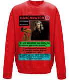 Homage to a genius long sleeve t-shirt - Isaac Newton