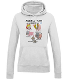 Girlie College Hoodie - Animal Farm (the new breed)
