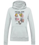 Girlie College Hoodie - Animal Farm (the new breed)