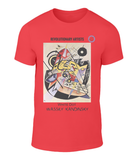 Abstract art at it's finest, short sleeve t-shirt: Wassily Kandinsky - White Dot