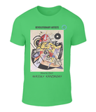 Abstract art at it's finest, short sleeve t-shirt: Wassily Kandinsky - White Dot