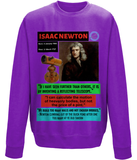 Homage to a genius long sleeve t-shirt - Isaac Newton
