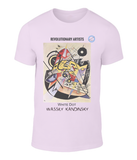 Abstract art at it's finest, short sleeve t-shirt: Wassily Kandinsky - White Dot
