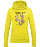 Girlie College Hoodie - Animal Farm (the new breed)