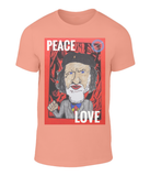 Original and thought provoking t-shirt with a message - Peace and Love
