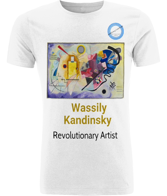 Artistic and stylish t-shirt - Wassily Kandinsky, Jaune Rouge Bleu