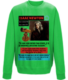 Homage to a genius long sleeve t-shirt - Isaac Newton